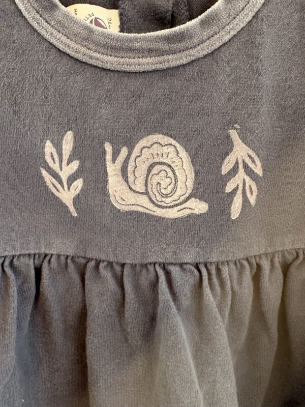 Velvet Snail Dress - Image 4