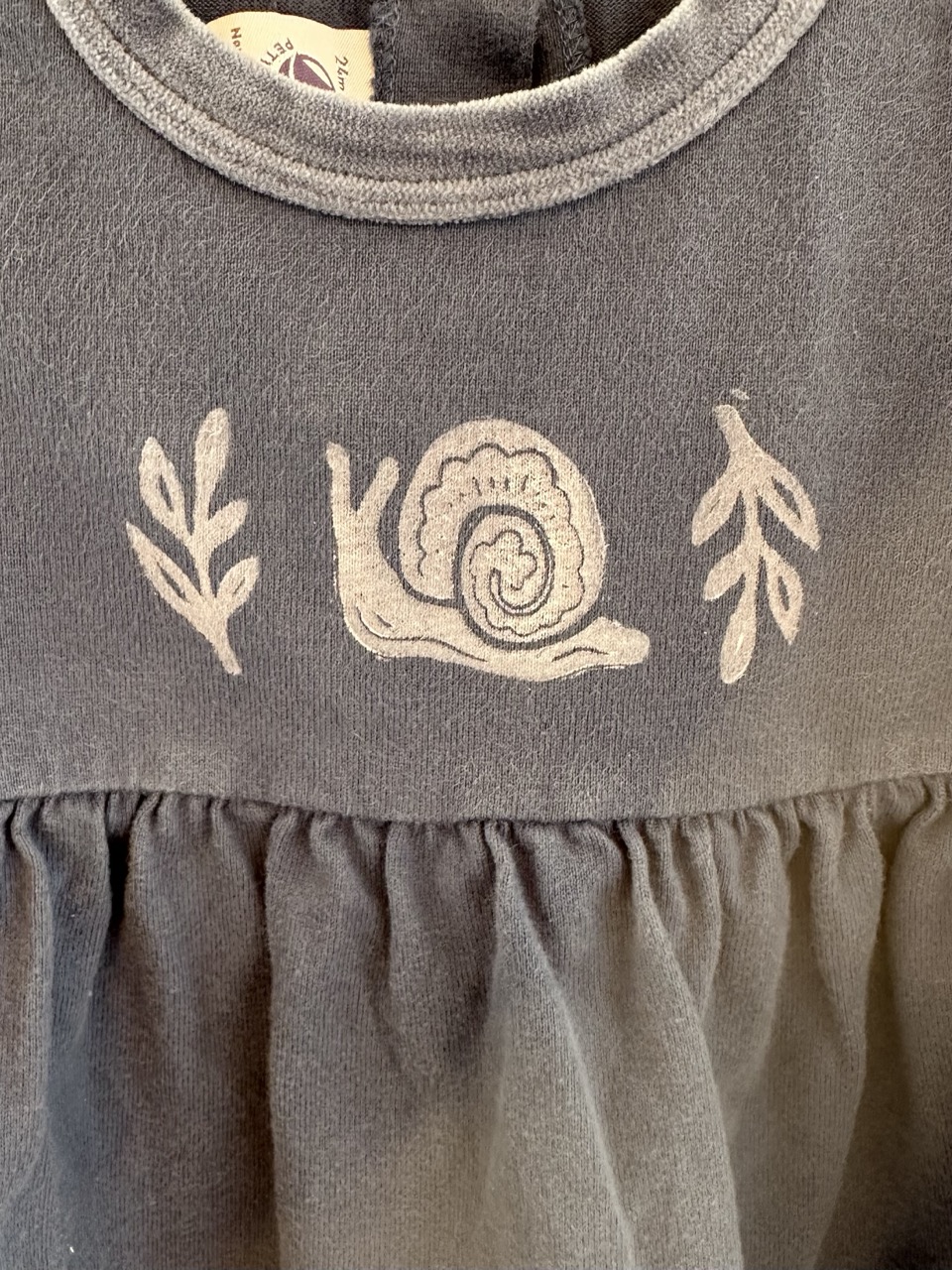 Velvet Snail Dress - Image 4