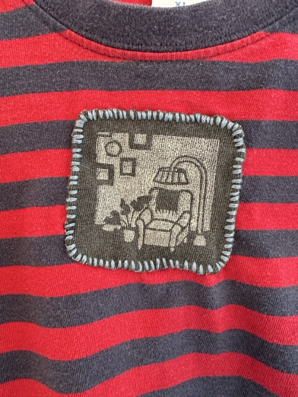 Room Stitched Striped Shirt - Image 2