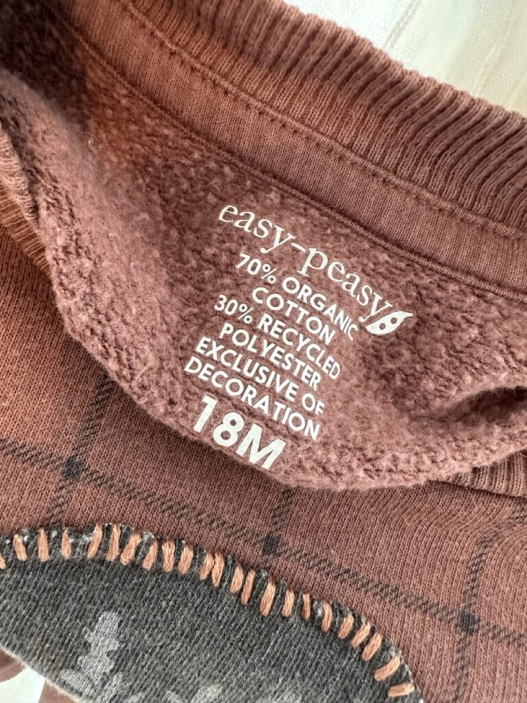 Chair Stitched Maroon Plaid Sweatshirt